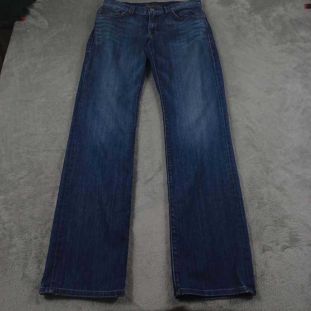 Fidelity Jeans Mens 32x35 Blue Denim Slim Straight Morrison Preppy